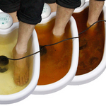 Revitalizing Ionic Foot Bath Massager with Vibrating Whirlpool Action for Ultimate Detox Relaxation