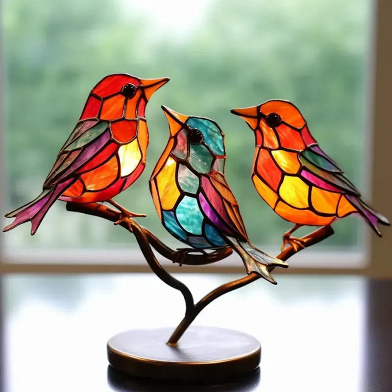 Birds on Branches Ornaments