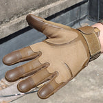 Reinforced Outdoor Work Gloves with Touchscreen Fingertips – Breathable Synthetic Leather Palm for Hunting, Cycling, Climbing & Yard Work