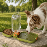 2-in-1 Leak-Resistant Folding Pet Travel Bottle & Bowl