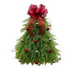 Handmade Christmas Tree Wreath for Front Door