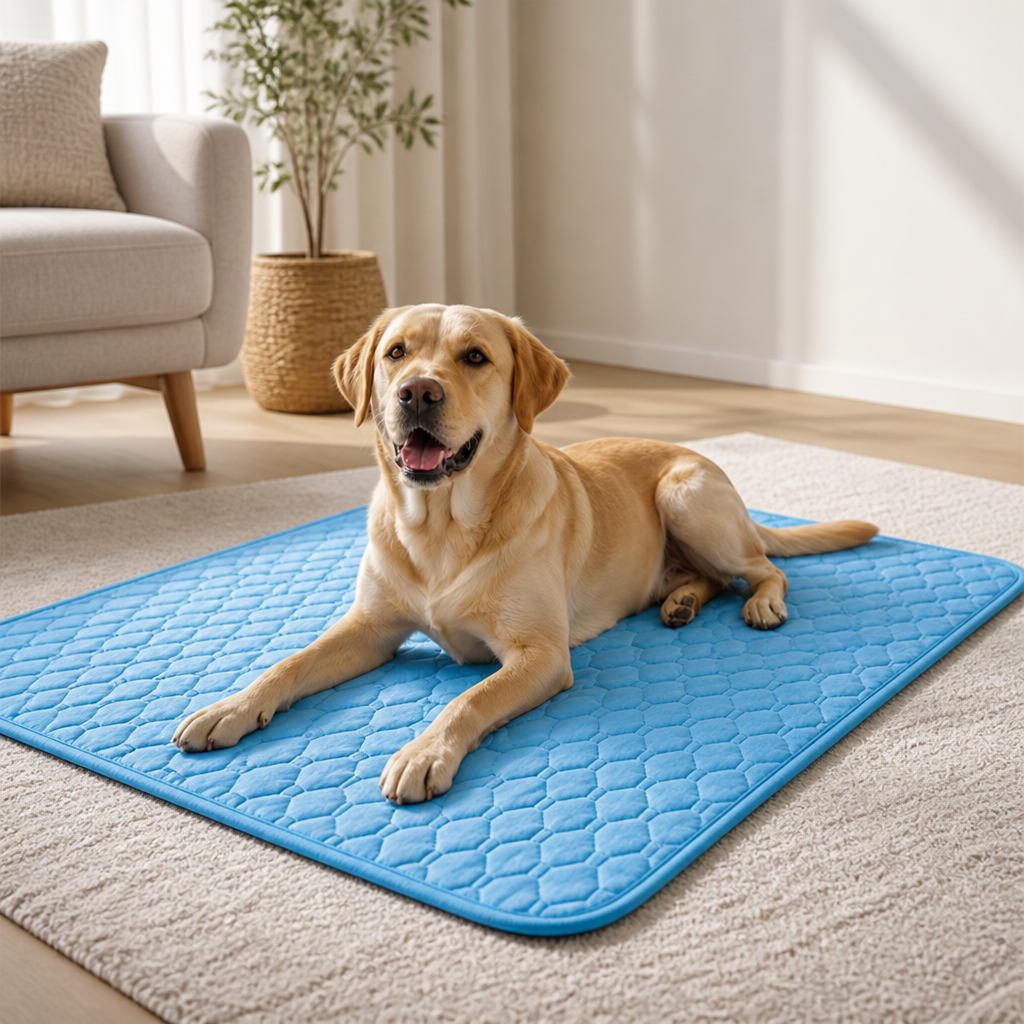 Dotisk Ice Silk Cooling & Breathable Pet Mat (Machine Washable)