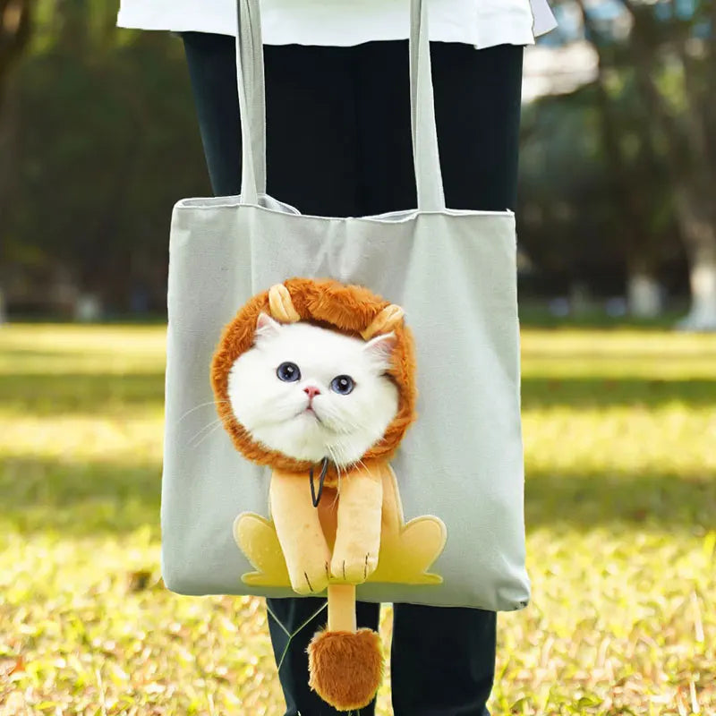 Head-Out Cat Carrier Tote