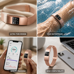 Ultra-Thin IPX8 Health-Tracking Smartwatch