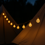 Solar String Lights Outdoor Water-Resistant 33ft LED Globe Fairy Lights for Patio Garden Camping Party Deck Yard Warm White Glow Wireless