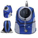 Dog Carrier Backpack for Walking, Hiking & Biking – Ventilated Pet Travel Bag with Safety Leash Clip & Padded Straps – Adjustable Fit