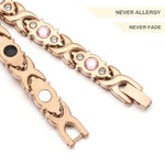 Luxurious Gold Plated Magnet Clasp Bracelet