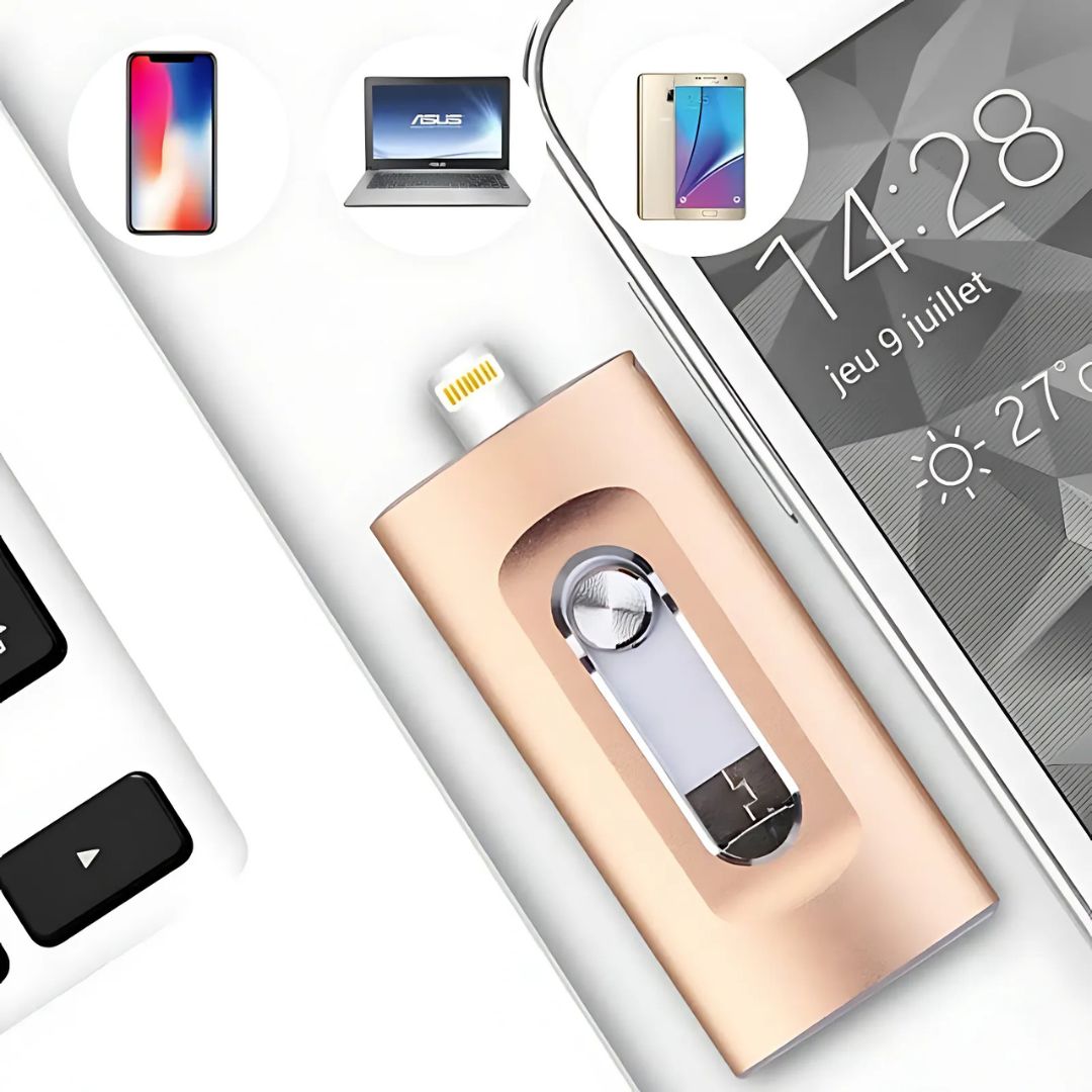 High Speed 3 in 1 Flash Drive