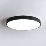 LED Ceiling Light Flush Mount Ultra-Slim Profile 2-Inch Low Profile Round Overhead Lighting Bedroom Modern Minimalist Scandinavian Design