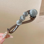 Beautiful Flower Pearl Hair Barrette