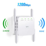 Wireless Signal Booster with Dual-Band Technology for Whole-Home Coverage | Extends Range up to 300 Mbps | Works with All Routers