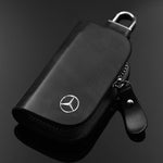 Signal Blocking Car Key Pouch with Dual-Chamber RFID Protection | Keyless Entry Anti-Theft Faraday Bag | Compact 5.5×4 in Shielded Holder