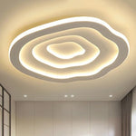 LED Ceiling Light Flush Mount 16"/20"/24" Round White Acrylic Low-Profile Fixture Warm & Cool White for Bedroom Kitchen Living Room Hallway