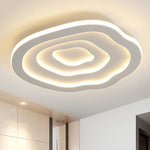 LED Ceiling Light Flush Mount 16"/20"/24" Round White Acrylic Low-Profile Fixture Warm & Cool White for Bedroom Kitchen Living Room Hallway