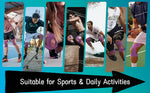 Pre-Cut Kinesiology Tape for Knee Support – 150% Stretch Cotton Athletic Tape & Stability During Sports & Daily Activity