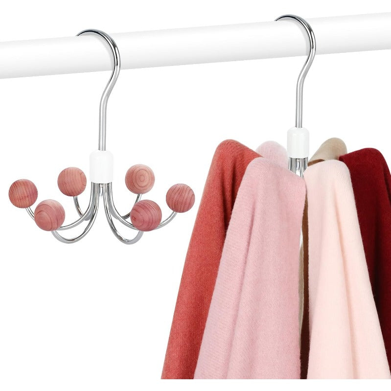 Rotating Closet Purse and Hoodie Storage Rack