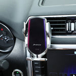Auto-Grip Wireless Charging Phone Mount for Car Vent - Infrared Sensor, 360° Rotation, Qi Fast Charge Holder