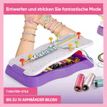 Kids' Friendship Bracelet Weaving Loom Kit – Creative Craft Set for Fine Motor Skills & Imaginative Play