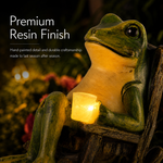 RibbitGlow™ – Solar Frog Garden Light