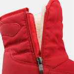 Women's Insulated Water-Resistant Winter Boots with Side Zip – Ankle-High Snow Boots for Cold Weather