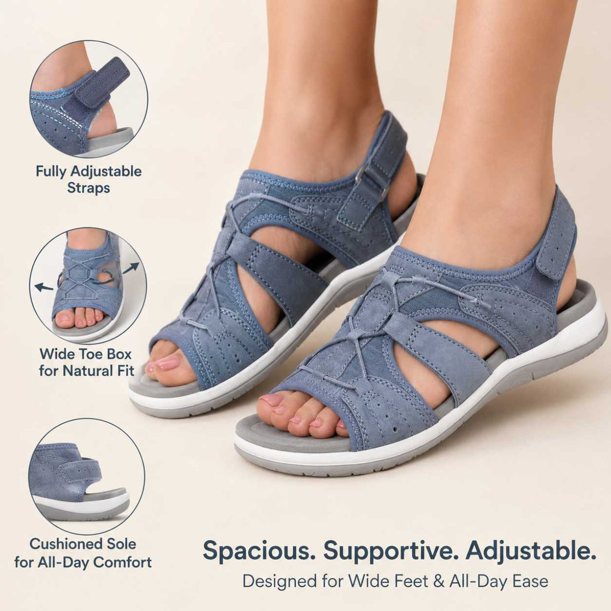 Orthopedic Adjustable Sandals