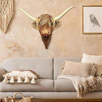 Cow Wall Sculpture
