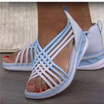 Women's Water-Resistant Summer Sandals with Arch Support – Slip-Resistant Lightweight Walking Shoes for Beach, Travel & Outdoor Activities