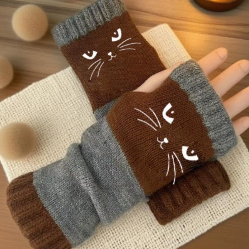 Cozy Kitty Winter Gloves
