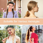 Natural Beaded Hair Tie Set