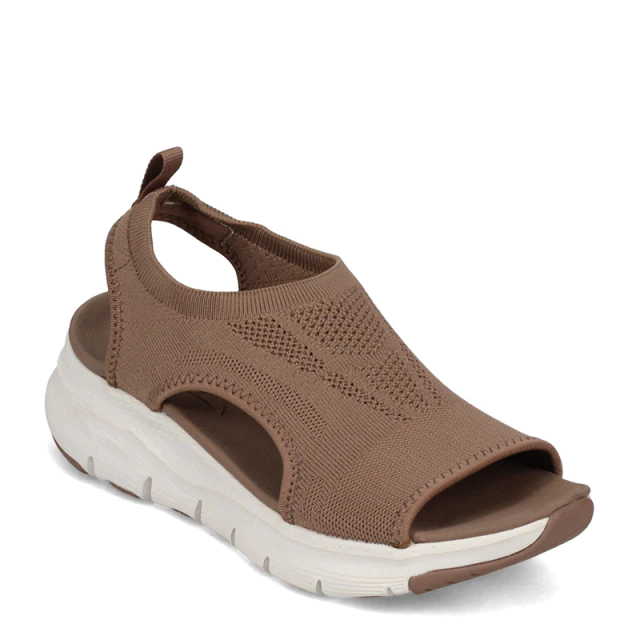 Women's Orthopedic Mesh Sandals with Arch Support – Breathable Slip-On Platform Wedge & All-Day Comfort