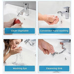 Flexible 360° Rotating Kitchen Faucet Extender