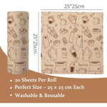 Reusable Lint Free Cleaning Cloth Roll