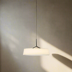 Metal Overhead Fixture 18-Inch Diameter Adjustable Drop Cord LED Ceiling Light for Kitchen Counter and Eating Area