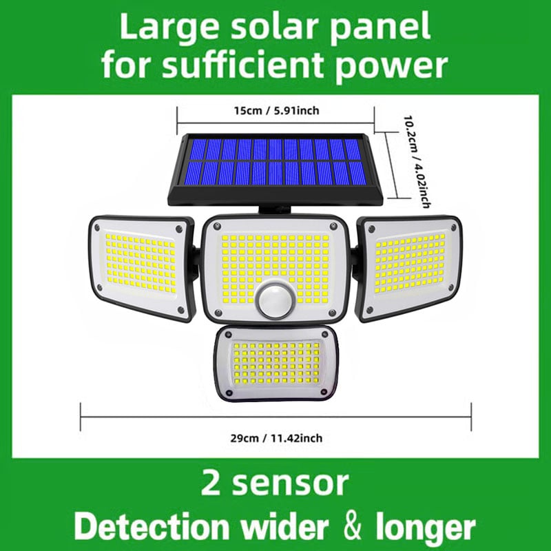 Improved Broad View Outdoor Motion Light