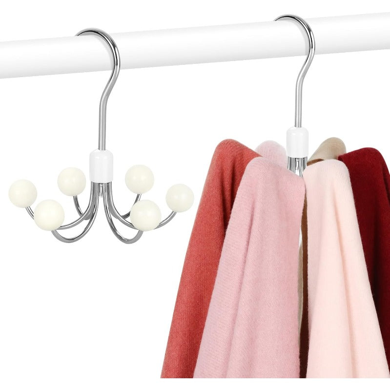 Rotating Closet Purse and Hoodie Storage Rack