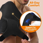 Pain Relief Wrap Heat & Compression Cotton Blend