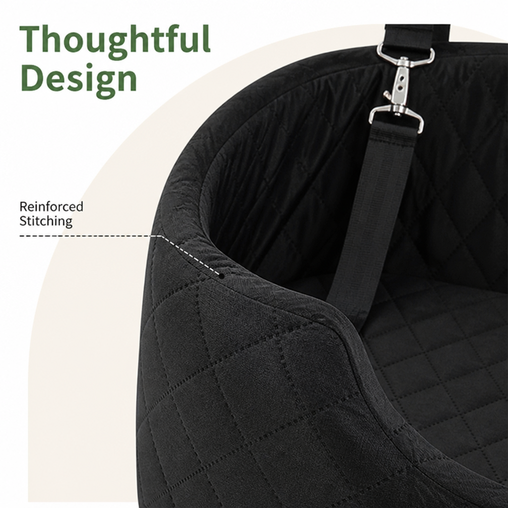 Dotisk D30 Rebound Sponge Car Seat Booster (Removable Washable Cover)