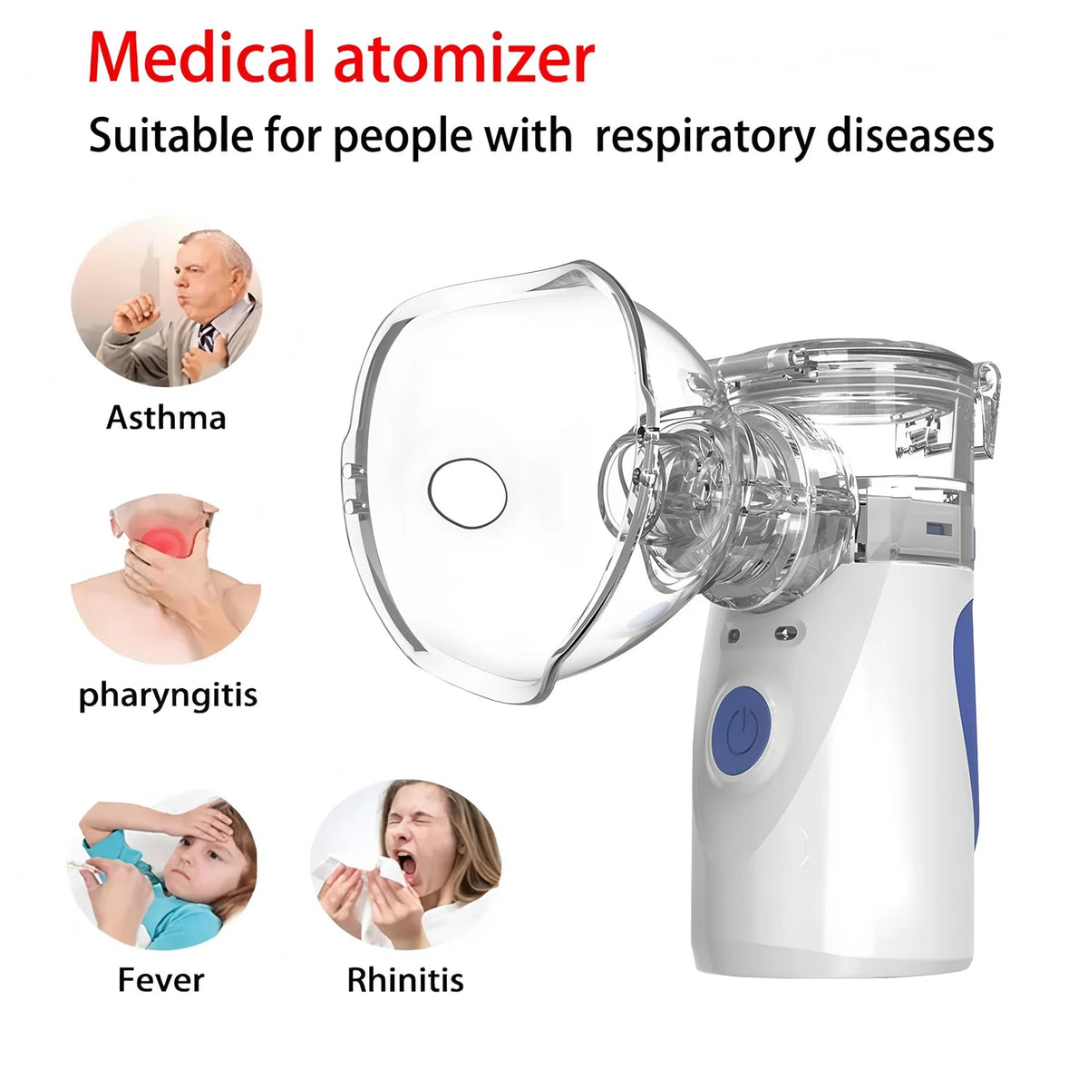 Portable Ultrasonic Mesh Nebulizer