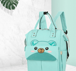 Multi-Pocket Baby Backpack with Insulated Bottle Holders & Stroller Straps for Travel