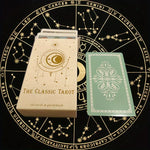 Classic Tarot Card Deck 78-Card Set for Divination and Spiritual Guidance | Complete Reading Kit with Instruction Booklet