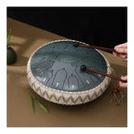 Steel Percussion Drum for Yoga Relaxation Mindfulness Practice Breathing Exercises Sound Instrument Handheld Design Home Studio