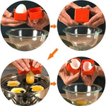 Compact Egg White Yolk Divider Tool with Ergonomic Grip for Baking and Cooking Kitchen Gadget