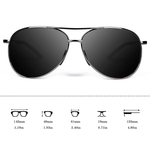 Polarized Aviator Sunglasses with UV400 Protection
