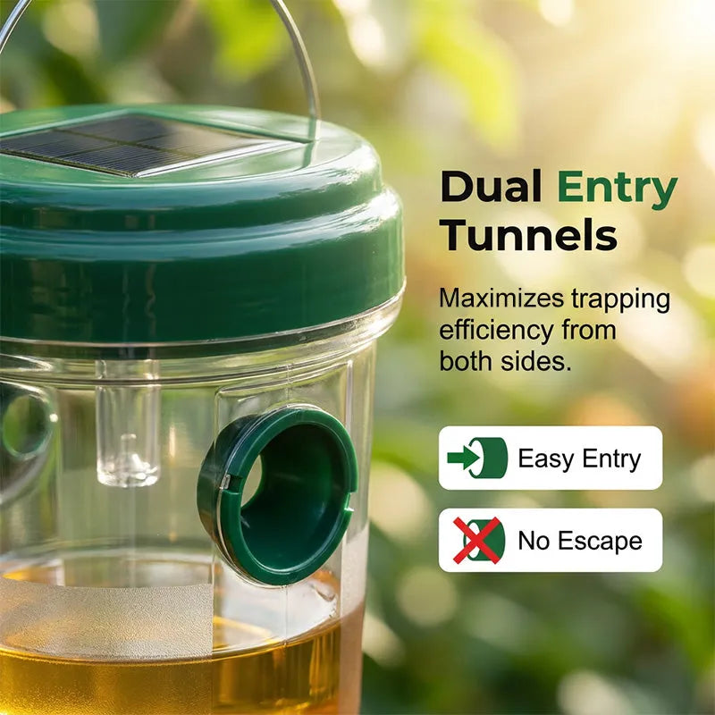 Solar-Powered Bee Catcher