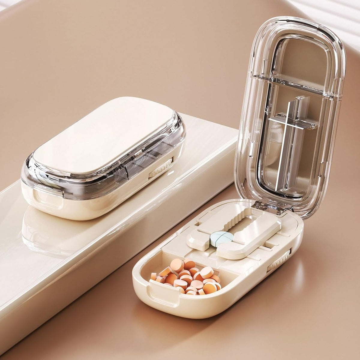 Compact Medication Cutter with Easy Adjust - Dotisk