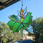Colorful Glass Rotating Decoration