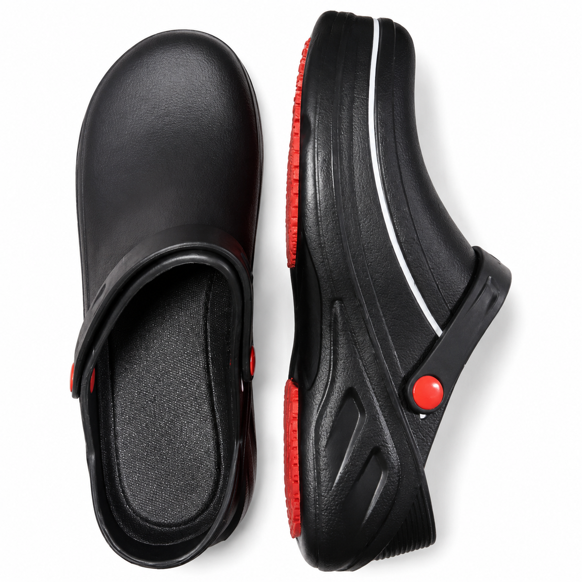 Oil-Resistant Work Shoes with Water-Resistant Protection & Anti-Slip Grip for Men – Industrial Safety Footwear for Kitchen, Construction &