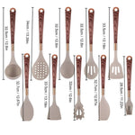 Non-Stick Silicone Kitchen Utensil Set