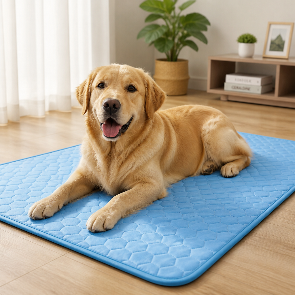 Dotisk Ice Silk Cooling & Breathable Pet Mat (Machine Washable)