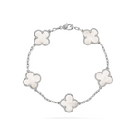 Chain Bracelet with Beaded Accents – Adjustable 7.9" Gold-Tone Link Band for Women – Everyday Wear & Layering Jewelry